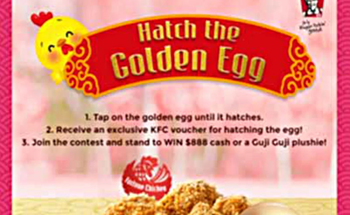 KFC - Hatch the Golden Egg — original portfolio artwork