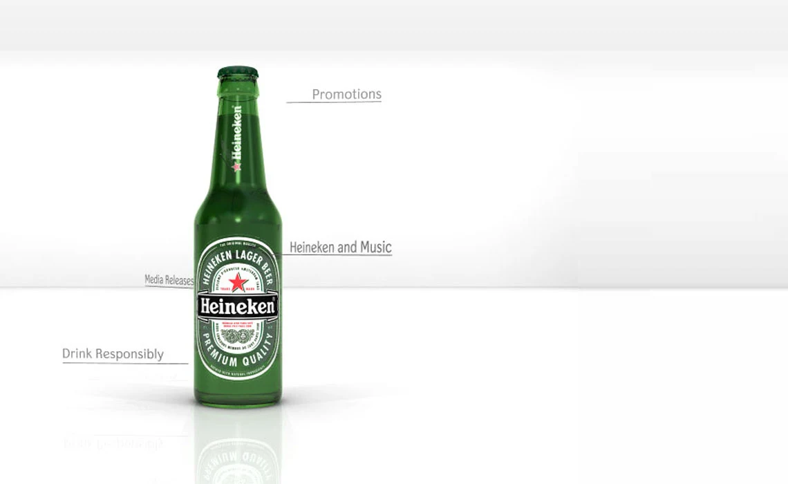 Heineken Singapore Website — original portfolio artwork