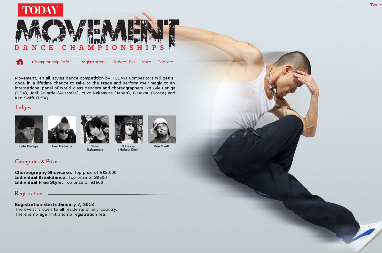 Movement, an all-styles dance competition by TODAY! Competitors will get a once-in-a-lifetime chance to take to the stage and perform their magic